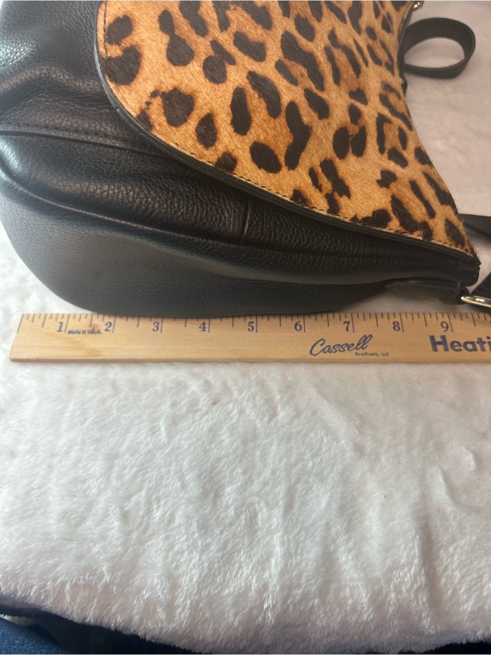 TALBOTS CALF HAIR CLASSIC HOBO BAG - Picture 13 of 13